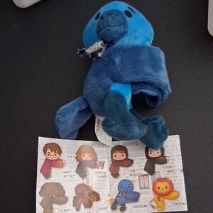 Blue Plush Dinosaur Toy